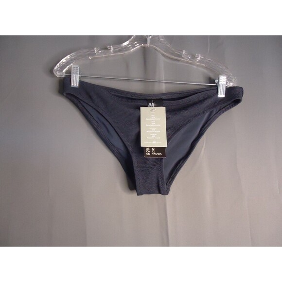 H&M Swim Bottoms Briefs Cheeky Dark Navy Size 12 New With Tag - Picture 2 of 7